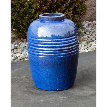 Genova FNT3145 Ceramic Vase Complete Fountain Kit Vase Fountain Blue Thumb
